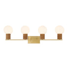 Savoy House - 8-4081-4-322 - Four Light Bathroom Vanity - Jarrell - Warm Brass