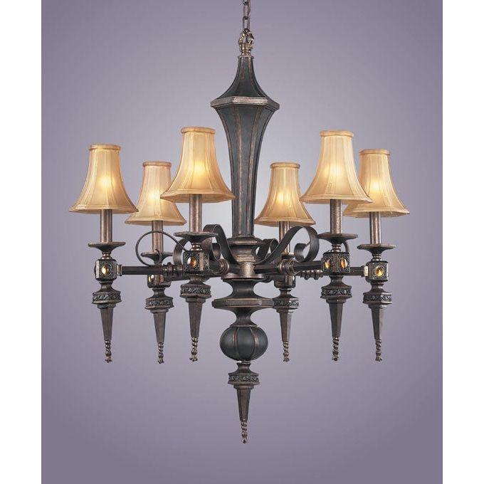 ELK Home - Tower of London Chandelier - 2220/6 - Canada Light Shop