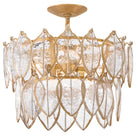 Fredrick Ramond Canada - FR32603DA - LED Convertible Semi Flush - Amira - Distressed Brass