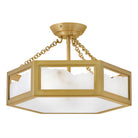Fredrick Ramond Canada - FR41533LCB - LED Semi Flush Mount - Veleta - Lacquered Brass