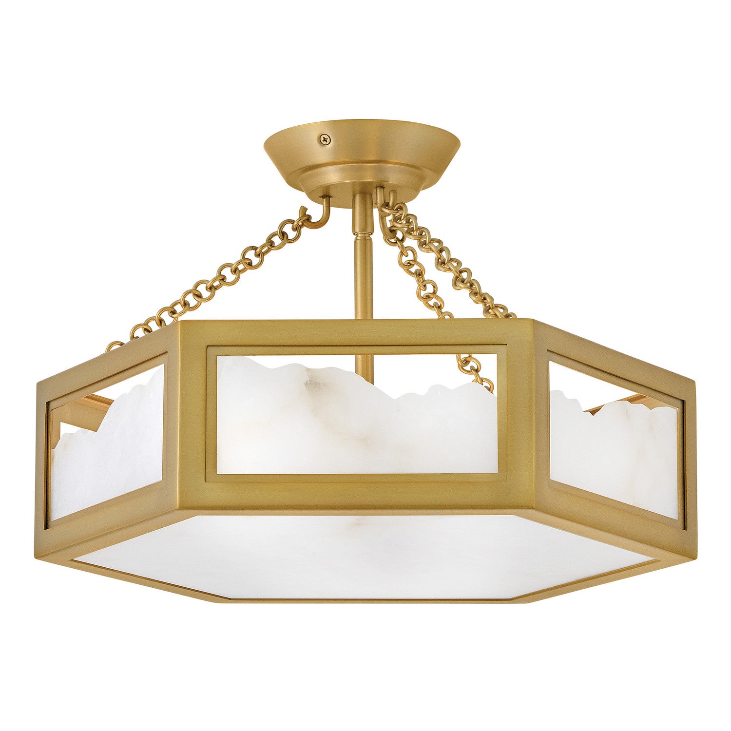 Fredrick Ramond Canada - FR41533LCB - LED Semi Flush Mount - Veleta - Lacquered Brass
