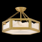 Fredrick Ramond Canada - FR41533LCB - LED Semi Flush Mount - Veleta - Lacquered Brass