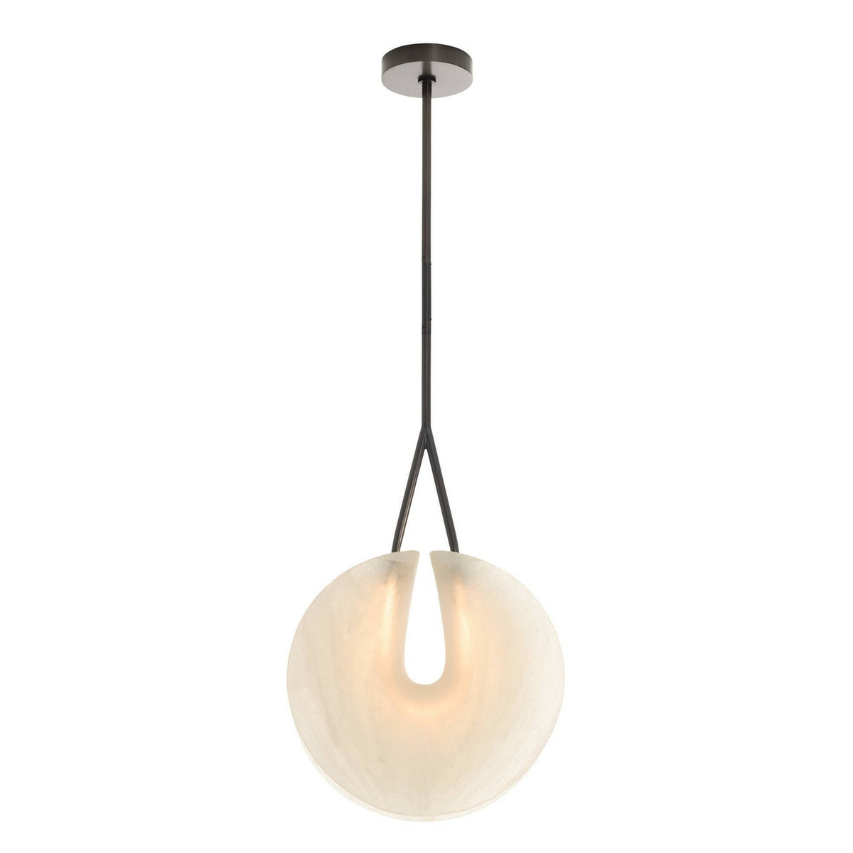 Arteriors DPC32 Tyche LED Pendant in Matte Swirl / Bronze
