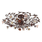 ELK Home - Cristallo Fiore Flush Mount - 7047/6 - Canada Light Shop