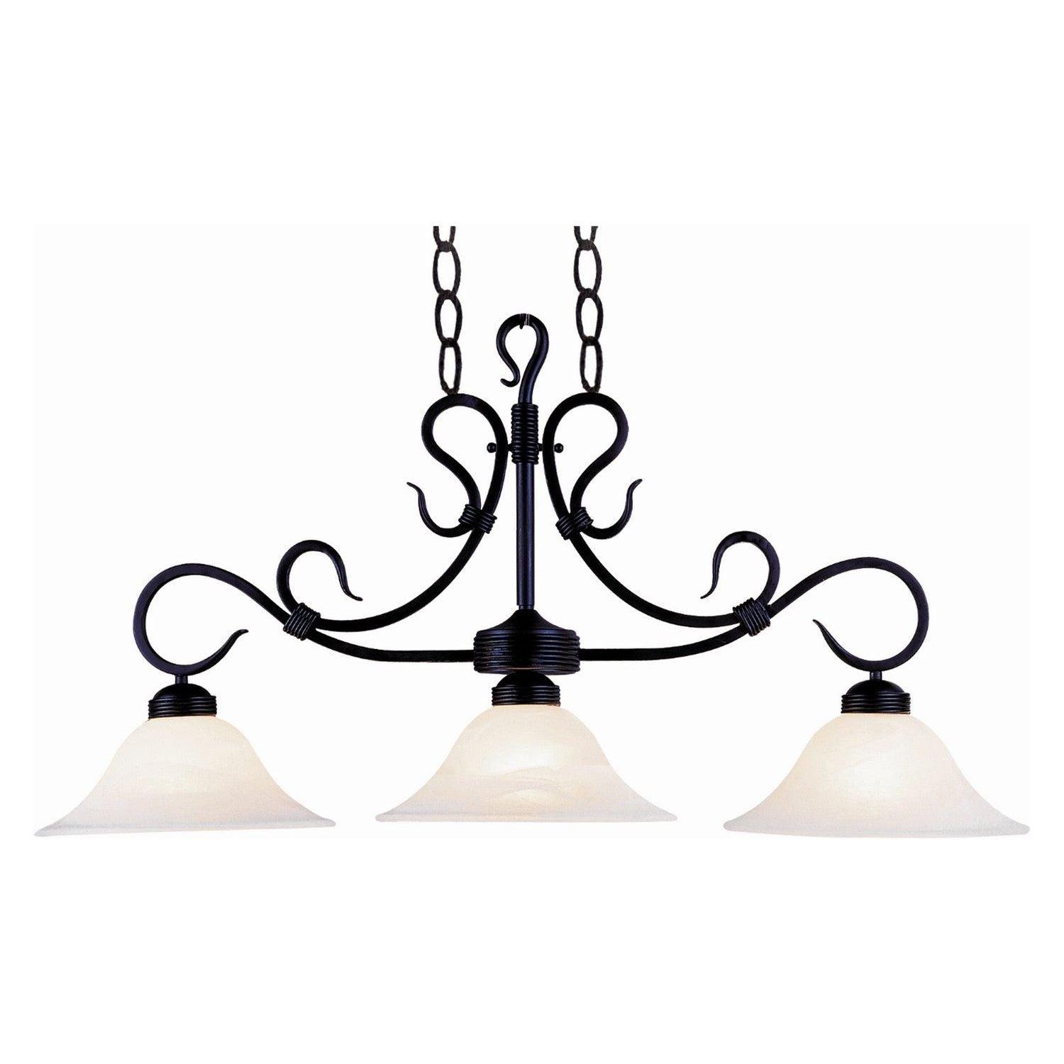 ELK Home - Buckingham Linear Chandelier - 247-BK - Canada Light Shop