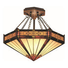 ELK Home - Filigree Semi Flush Mount - 621-AB - Canada Light Shop