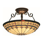 ELK Home - Diamond Ring Semi Flush Mount - 641-BC - Canada Light Shop