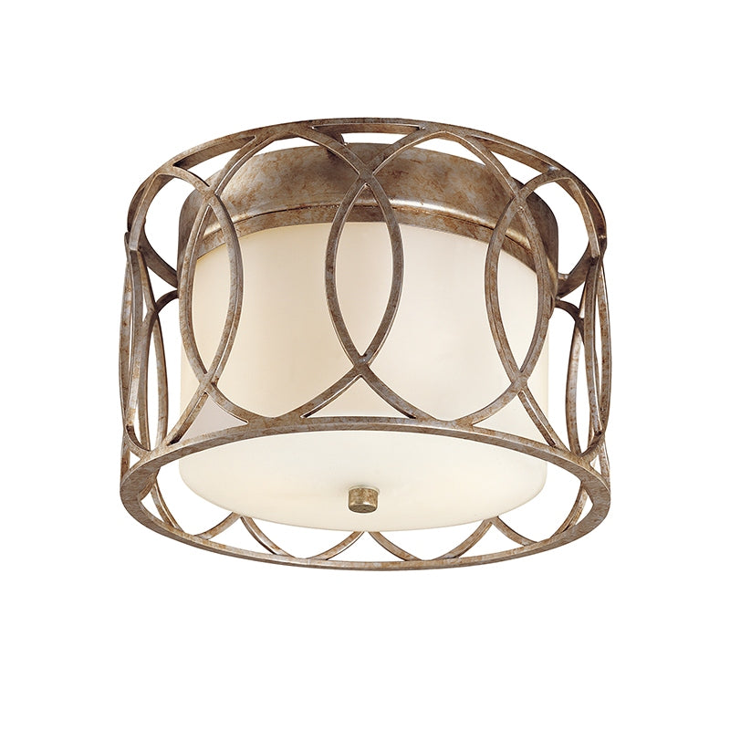 Troy Lighting Canada - C1280-SG - Two Light Flush Mount - Sausalito - Silver Gold