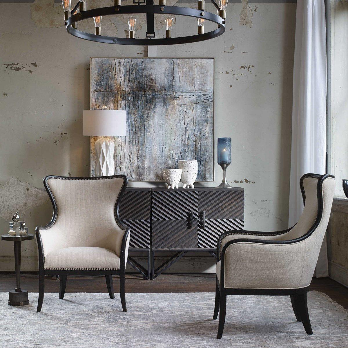 The Uttermost - Sandy Wing Chair - 23073 - Canada Light Shop