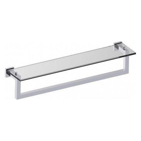 Kartners - London Glass Shelf with Towel Bar - 248678-99 - Canada Light Shop