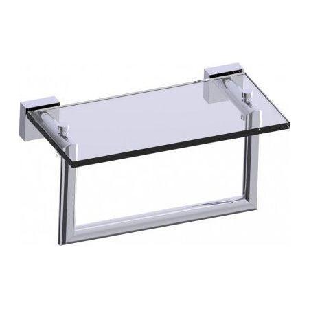 Kartners - Madrid Glass Shelf with Towel Rail - 262676-99 - Canada Light Shop