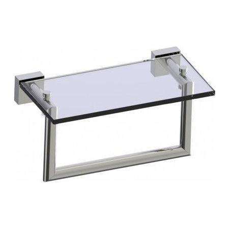 Kartners - Madrid Glass Shelf with Towel Rail - 262676-68 - Canada Light Shop