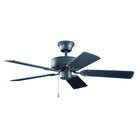 Kendal Lighting - Builder's Choice Ceiling Fan - AC6842-BLK - Canada Light Shop