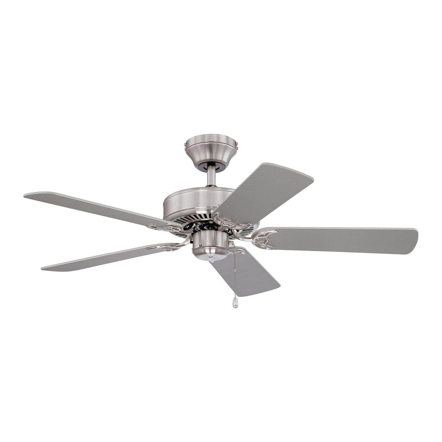 Kendal Lighting - Builder's Choice Ceiling Fan - AC6842-SN - Canada Light Shop