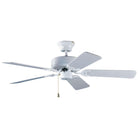 Kendal Lighting - Builder's Choice Ceiling Fan - AC6842-WH - Canada Light Shop