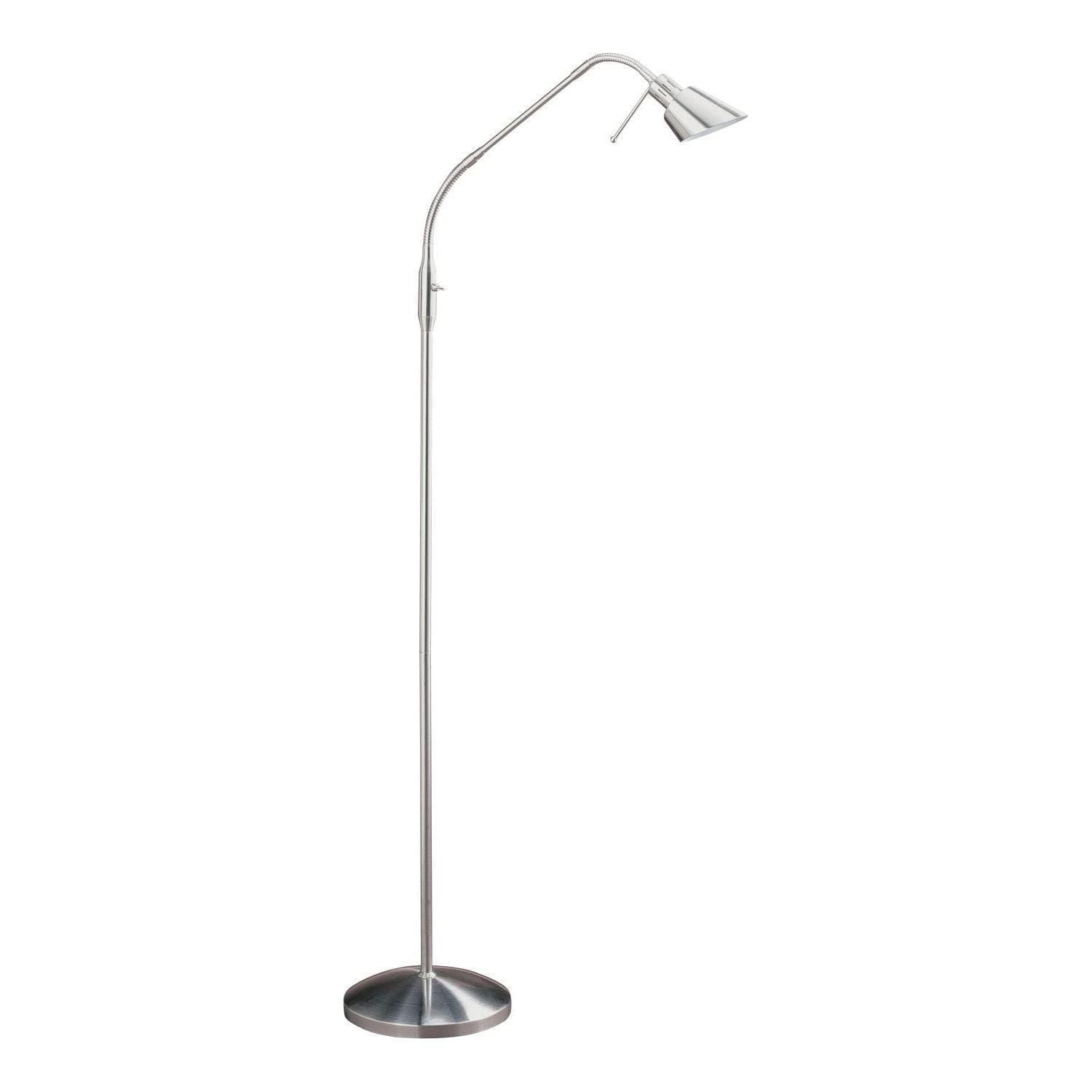 Kendal Lighting - Oslo Floor Lamp - FL4048-SN - Canada Light Shop