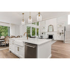 Z-Lite 817-9RB Pearson Pendant in Rubbed Brass room shot 2