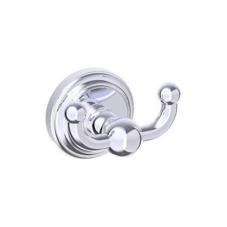 Kartners - Florence Double Robe Hook with Solid Back - 322132SB-99 - Canada Light Shop