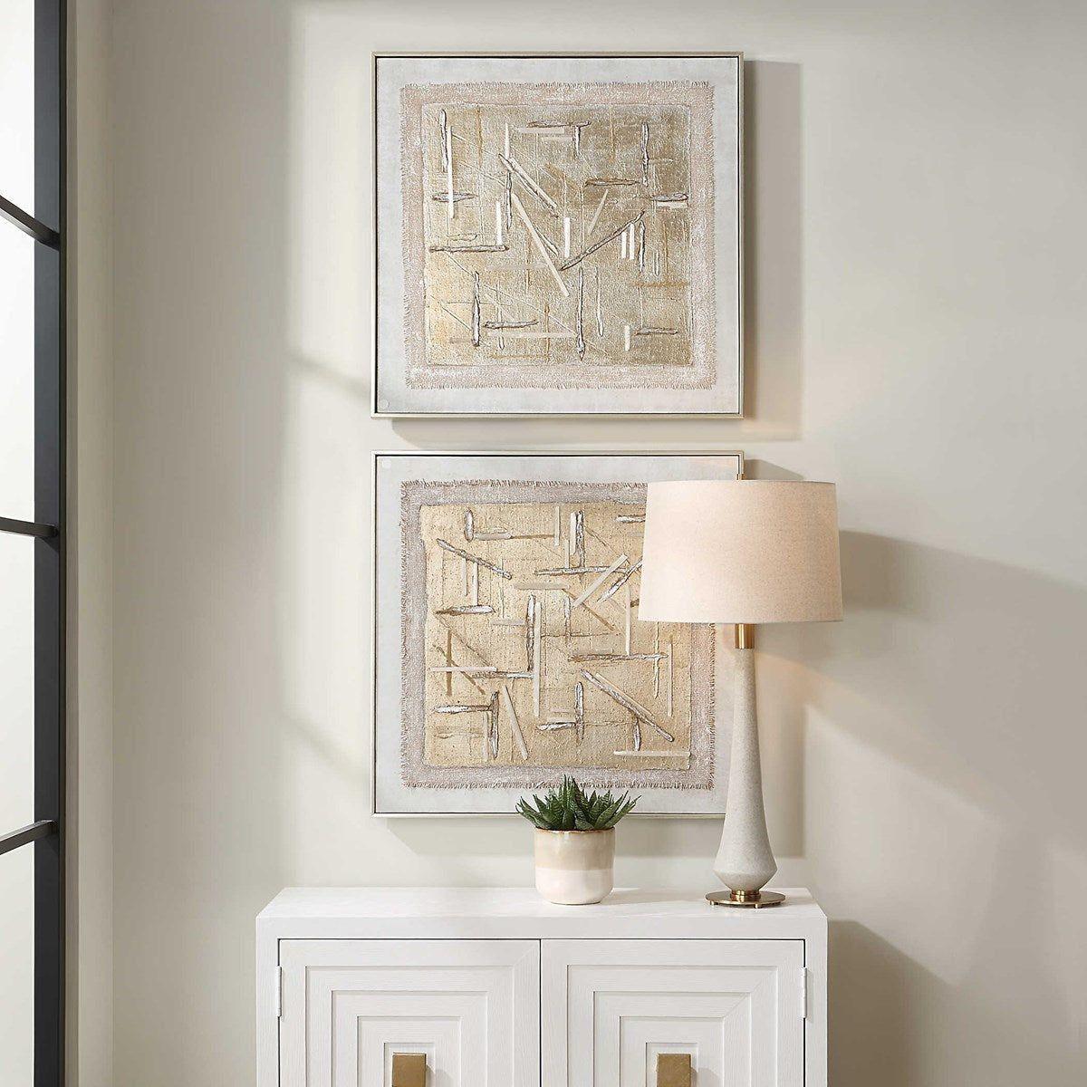 The Uttermost - Unpredictable Hand Canvases Set of 2 - 32357 - Canada Light Shop