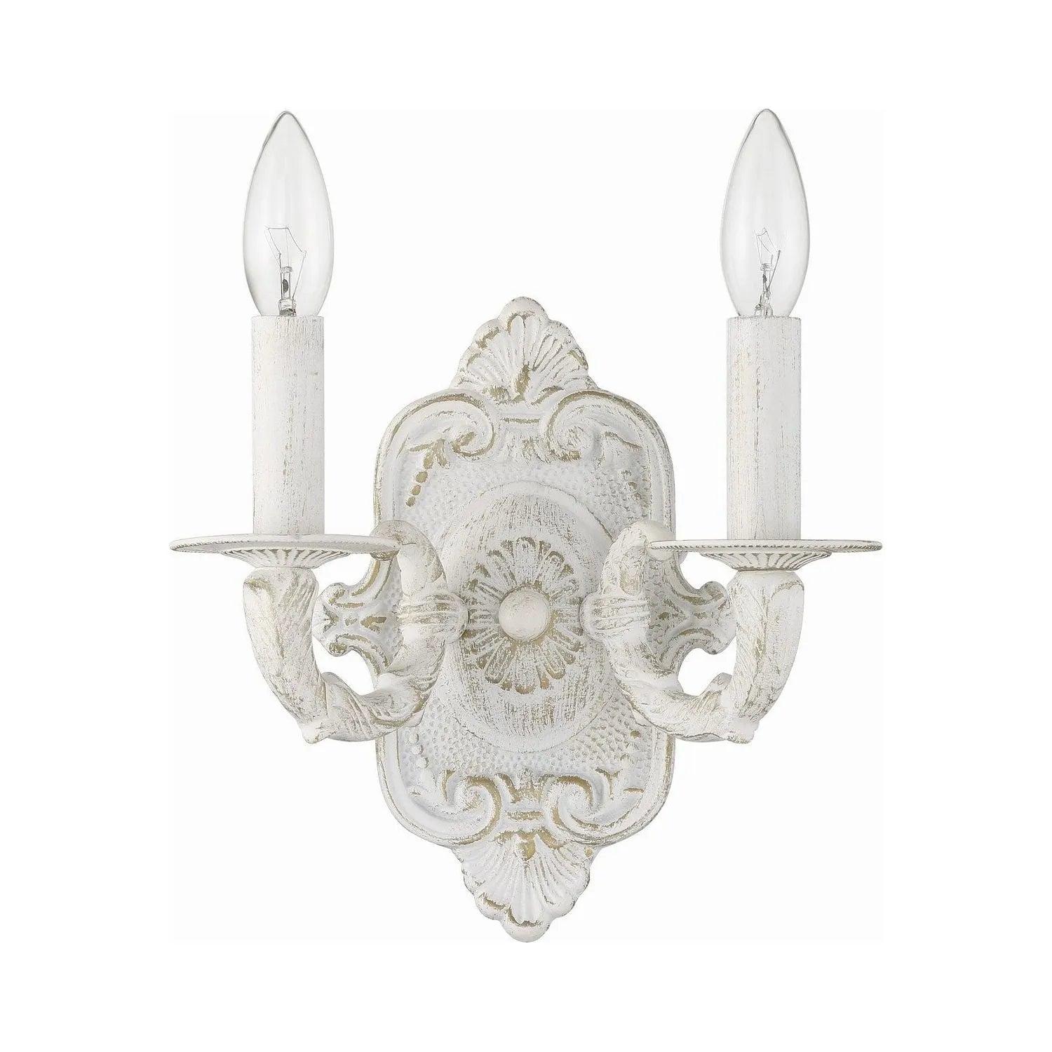 Crystorama - Paris Market Two Light Wall Mount - 5122-AW - Canada Light Shop