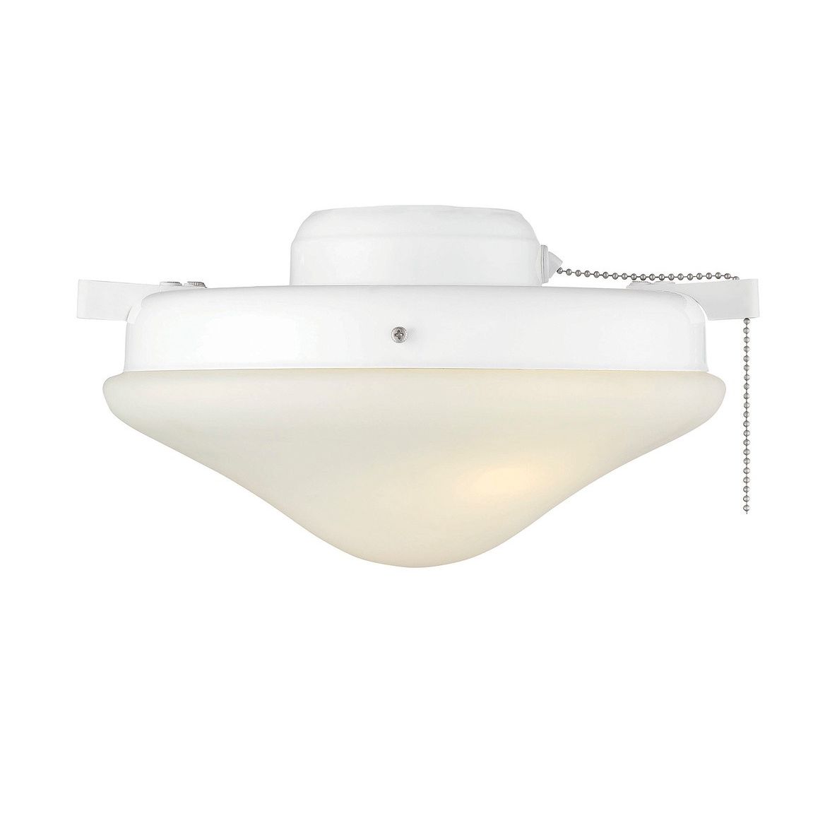 Meridian M2027WH Two Light Fan Light Kit in White