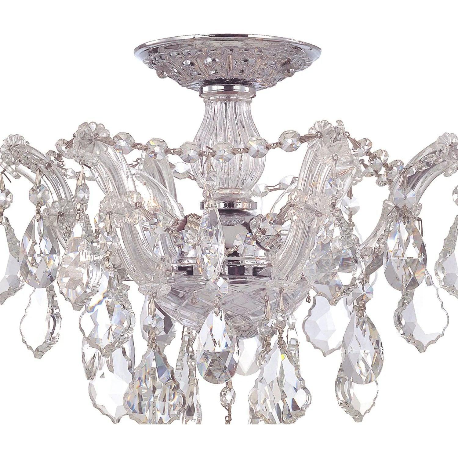 Crystorama - Maria Theresa Ceiling Mount - 4430-CH-CL-MWP - Canada Light Shop
