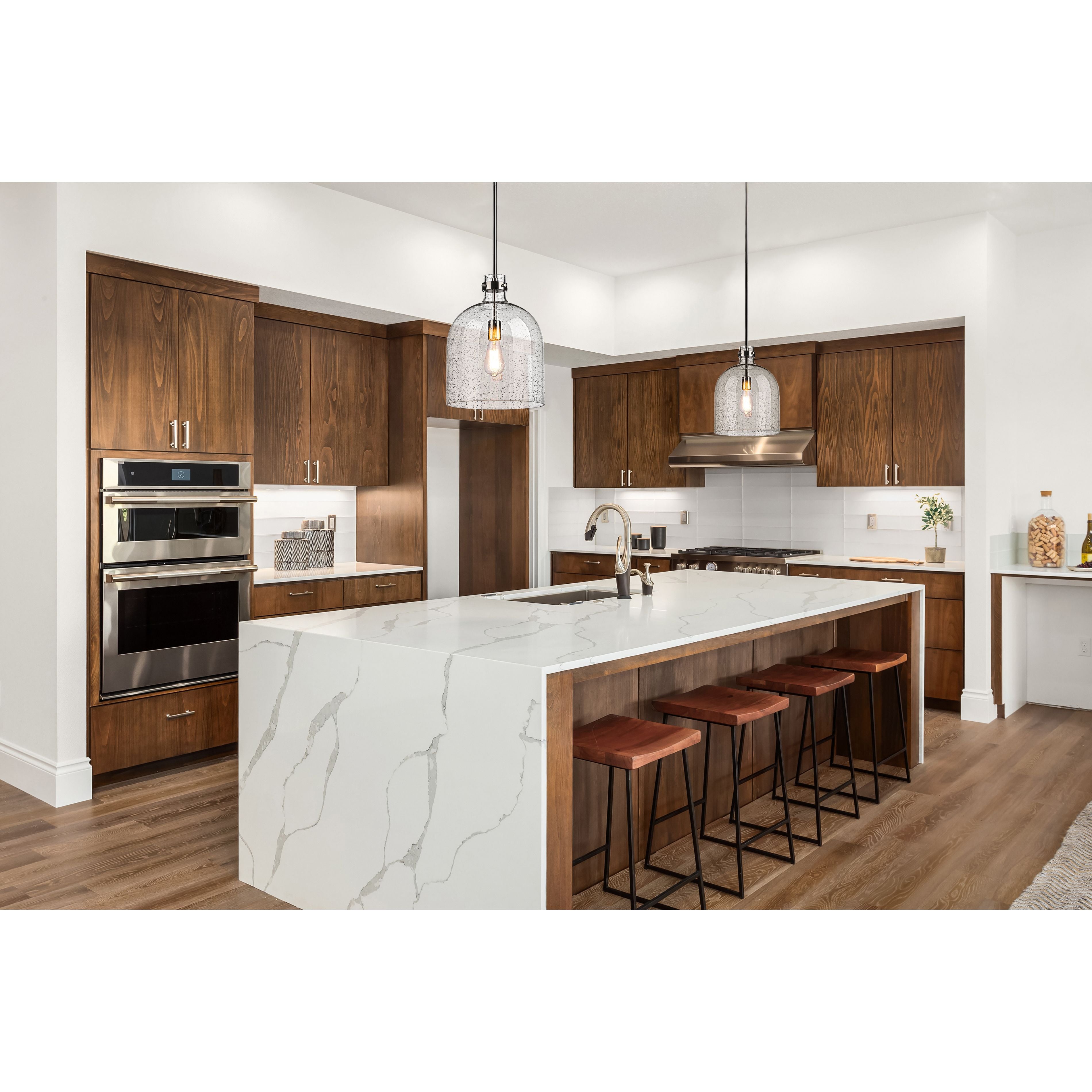 Z-Lite 817-12BN Pearson Pendant in Brushed Nickel room shot 2