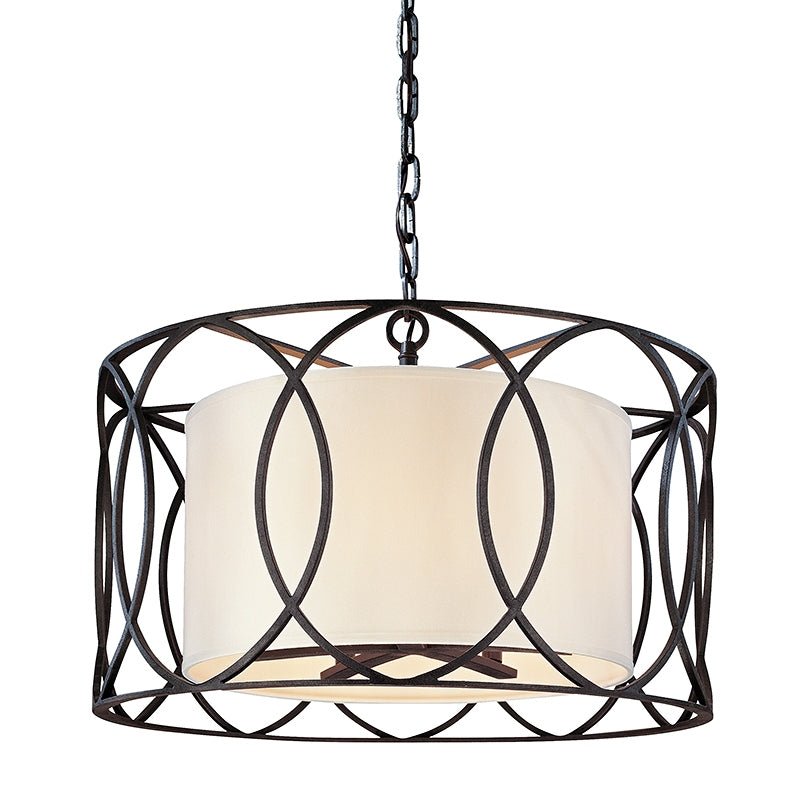 Troy Lighting Canada - F1285-TRN - Five Light Chandelier - Sausalito - Textured Iron