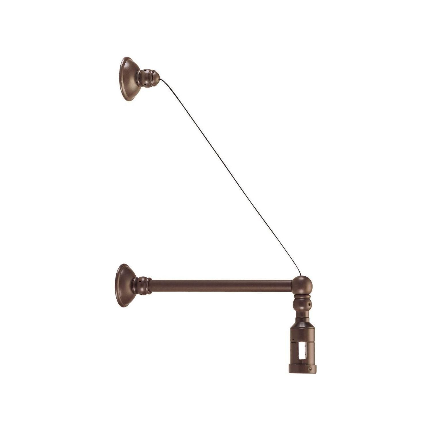Kendal Lighting - Wall Support Support Track Accessory - RKS-WL-ORB - Canada Light Shop