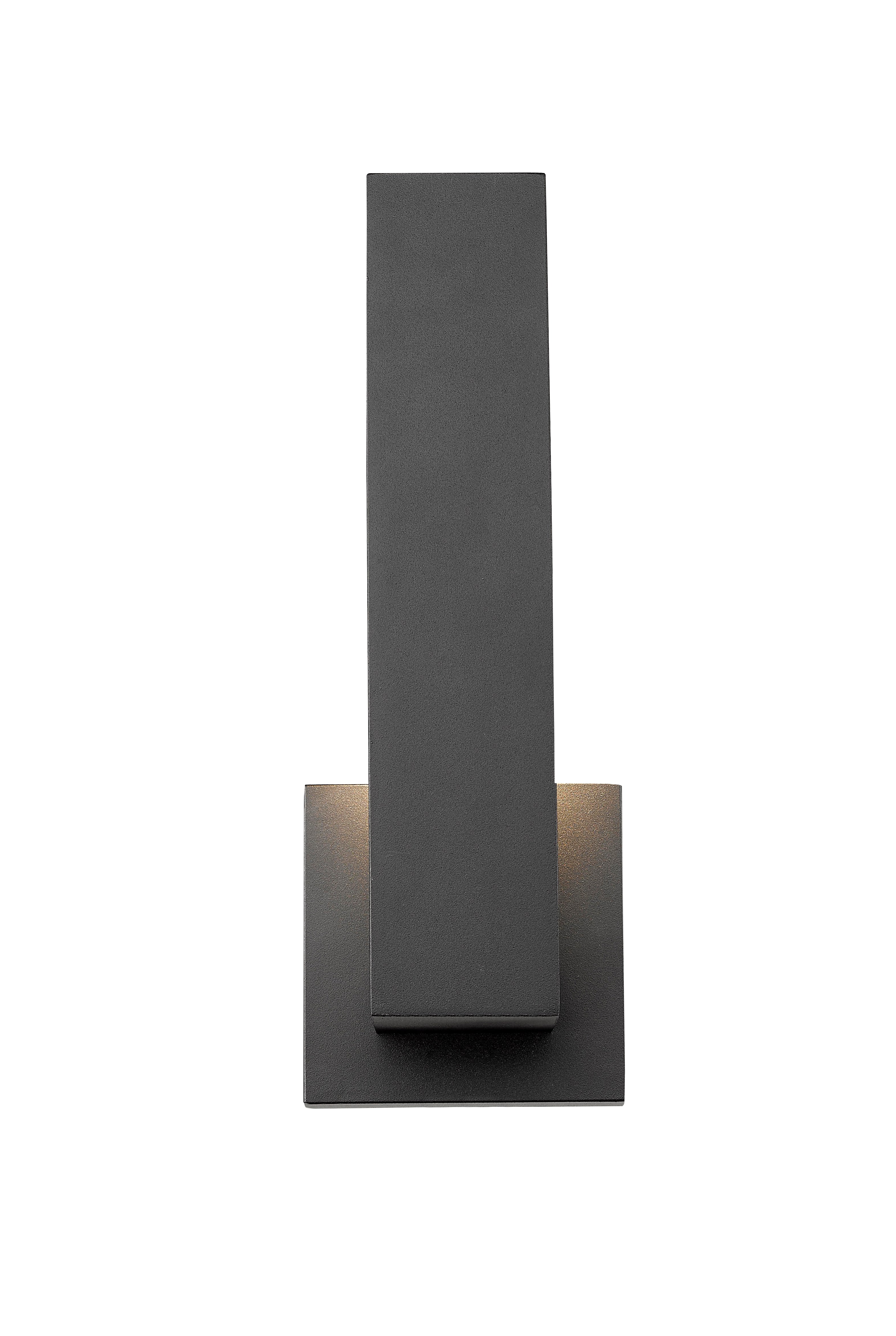 Z-Lite 576S-BK-LED Edge Outdoor Wall Light in Matte Black
