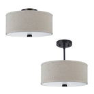 Visual Comfort Studio Canada - 77262-710 - Two Light Semi-Flush Convertible Pendant - Dayna - Bronze