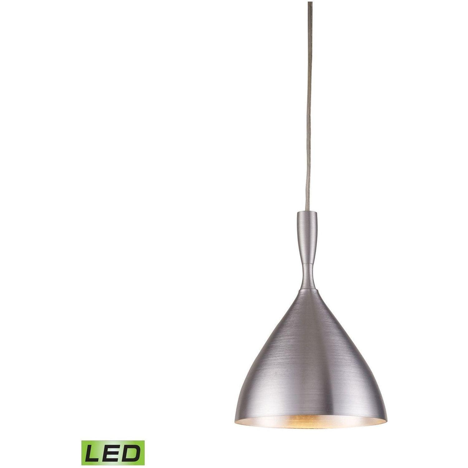 ELK Home - Spun Aluminum LED Mini Pendant - 17042/1ALM-LED - Canada Light Shop
