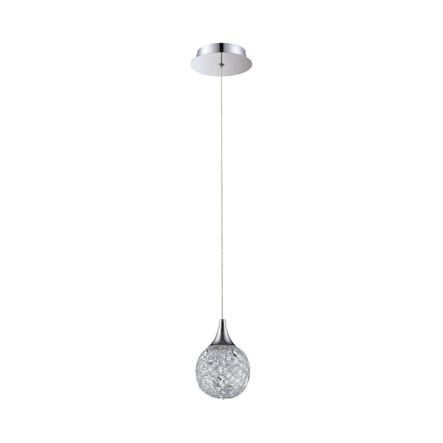 Kendal Lighting - Solaro Pendant - PF40-1LPE-CH - Canada Light Shop