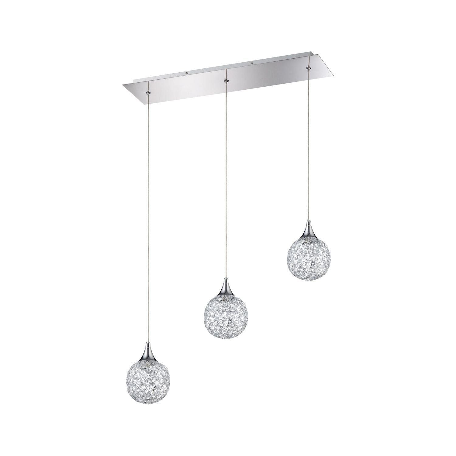 Kendal Lighting - Solaro Bar - PF40-3LBR-CH - Canada Light Shop