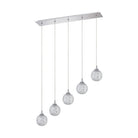 Kendal Lighting - Solaro Bar - PF40-5LBR-CH - Canada Light Shop