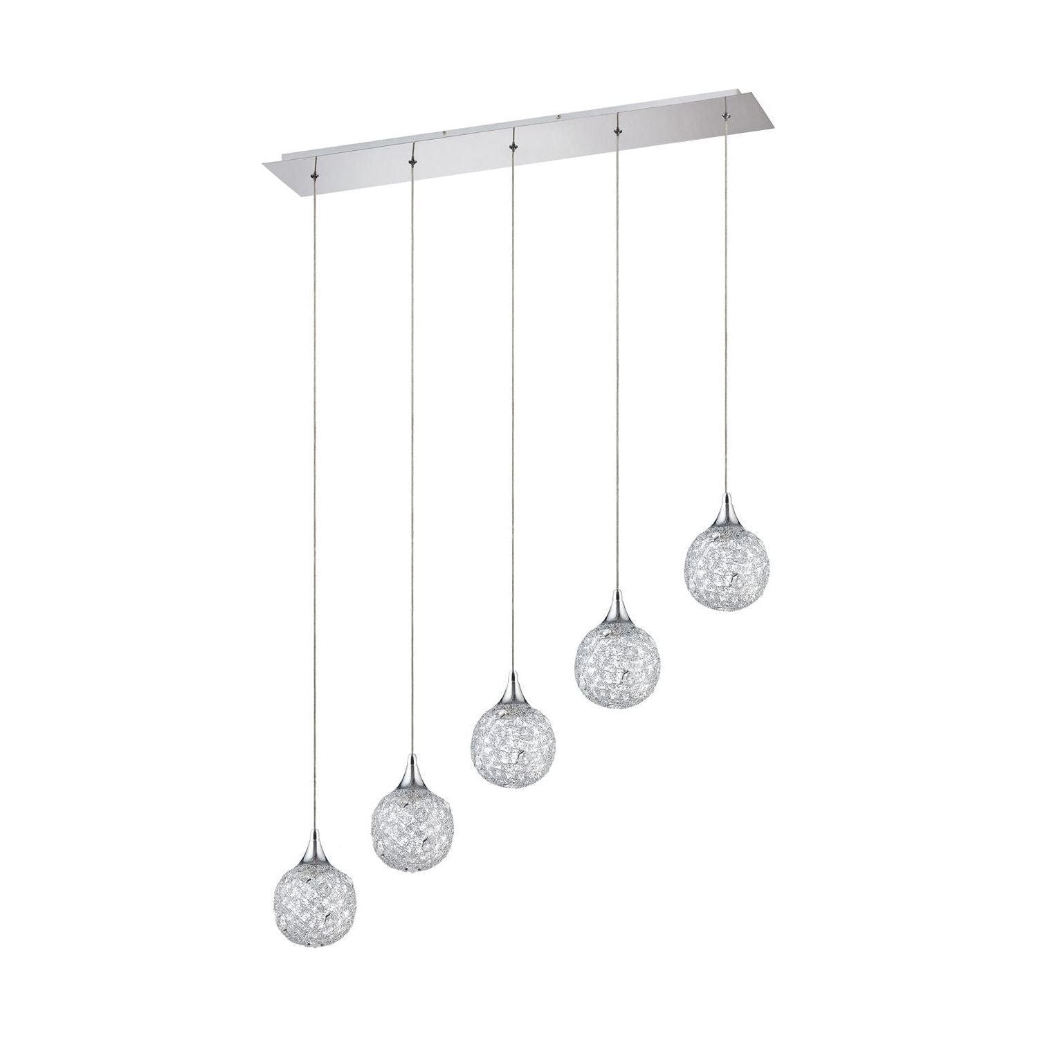 Kendal Lighting - Solaro Bar - PF40-5LBR-CH - Canada Light Shop