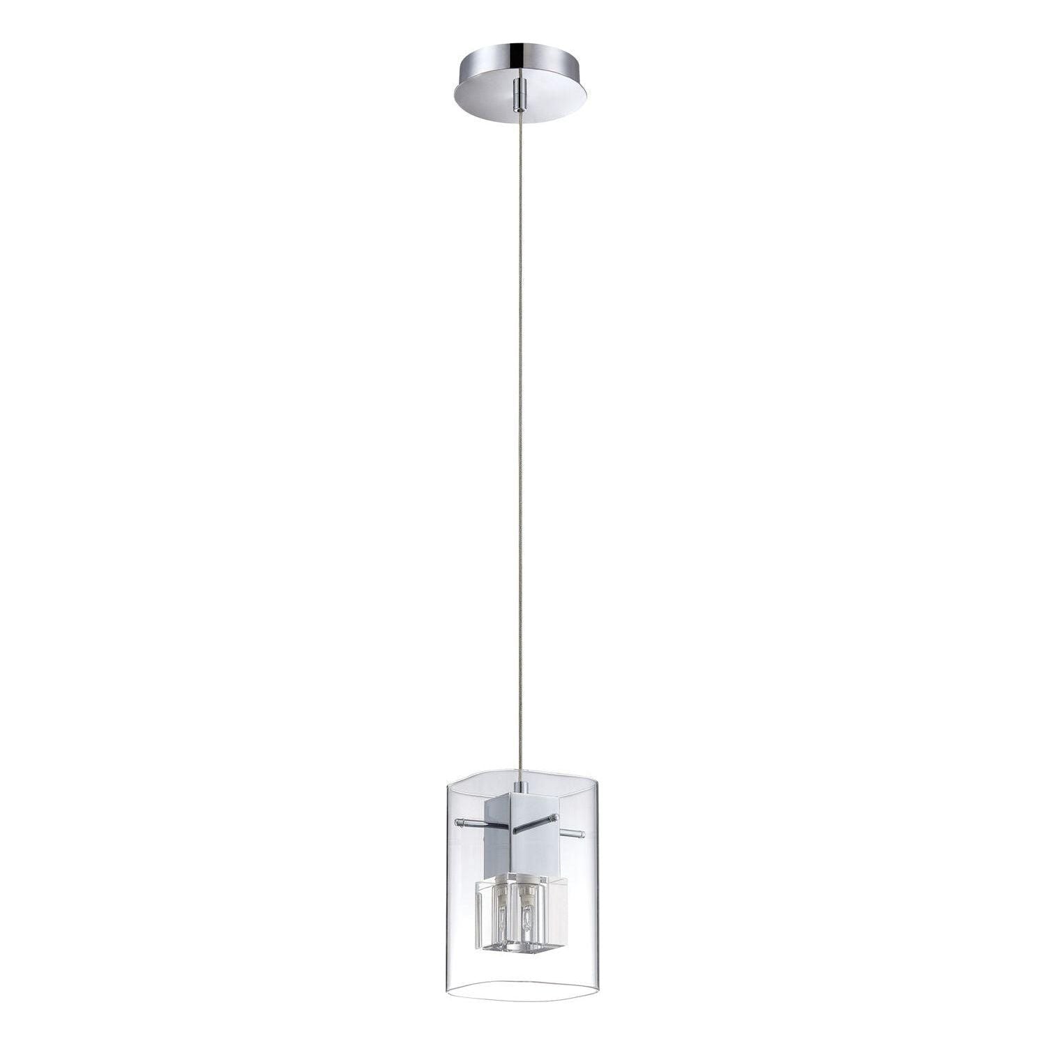 Kendal Lighting - Metro Pendant - PF44-1LPE-CH - Canada Light Shop
