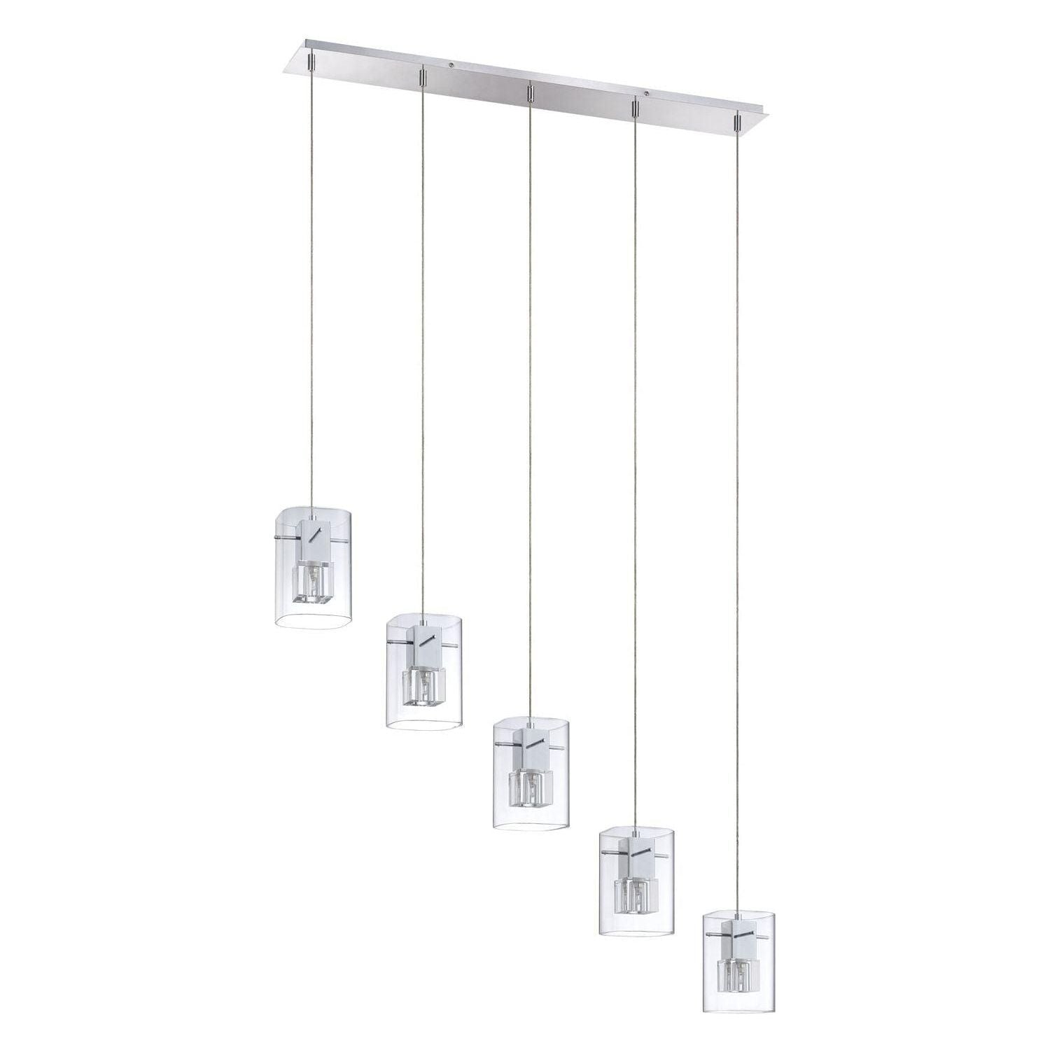 Kendal Lighting - Metro Bar - PF44-5LBR-CH - Canada Light Shop