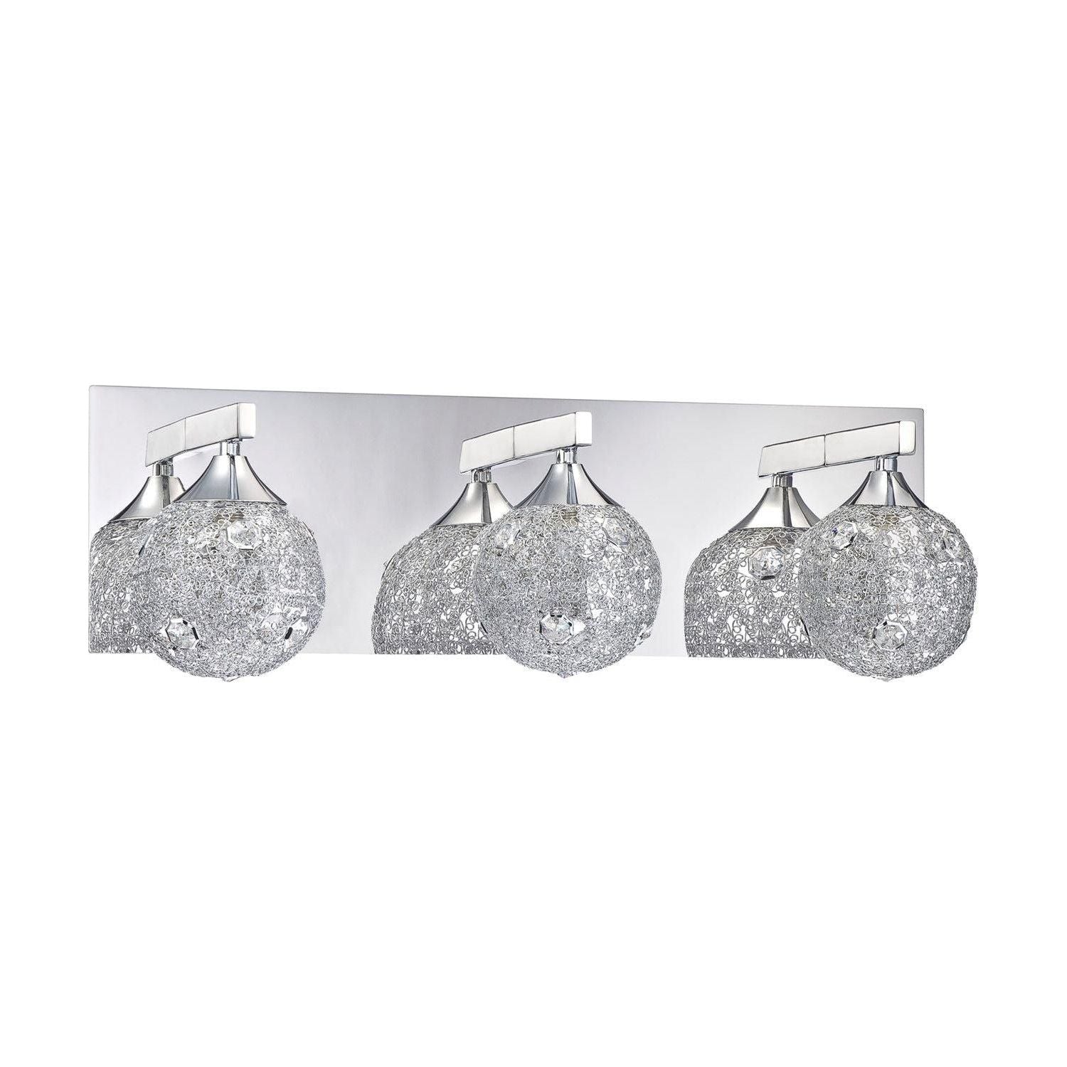 Kendal Lighting - Solaro Vanity Light - VF4000-3L-CH - Canada Light Shop