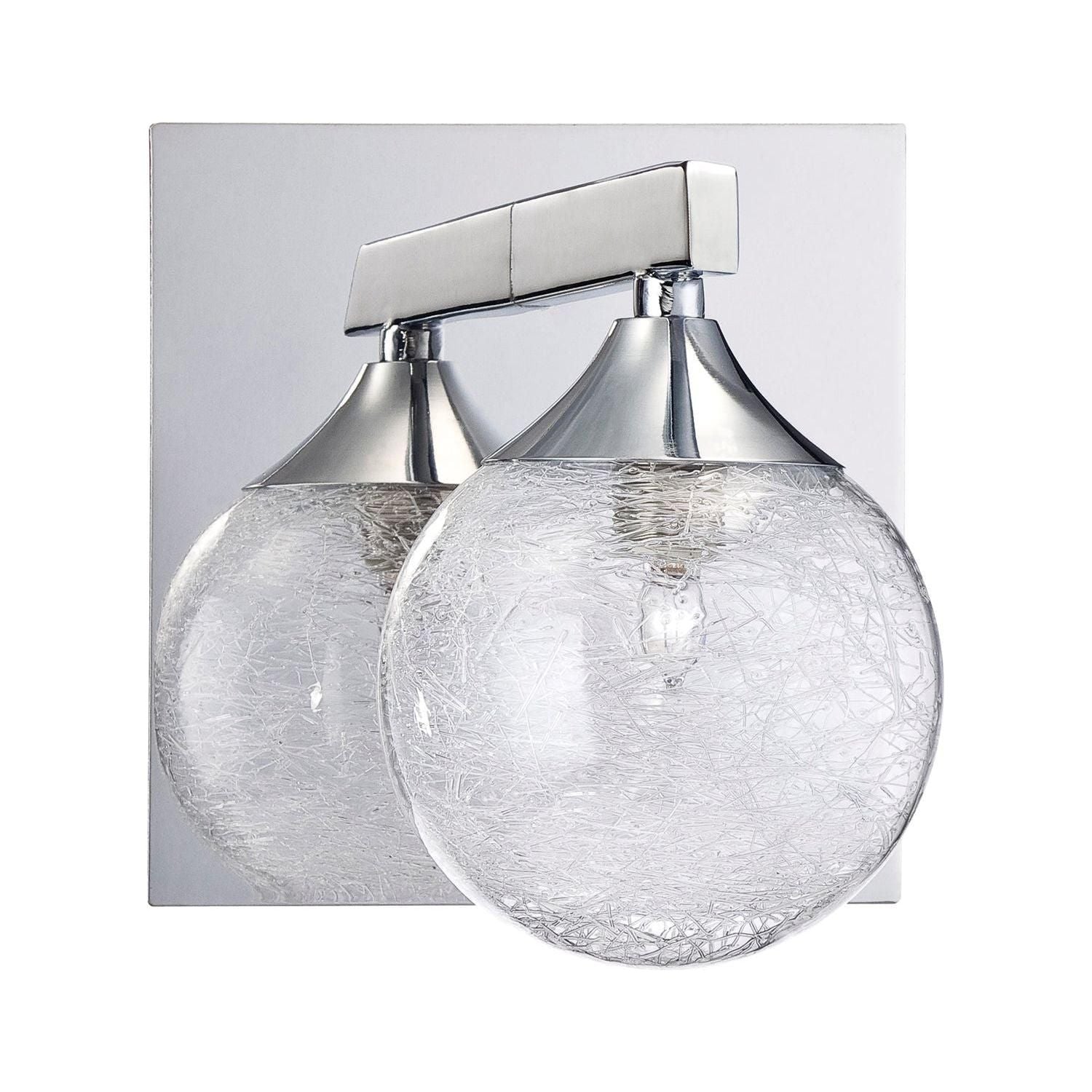 Kendal Lighting - Fybra Vanity Light - VF4100-1L-CH - Canada Light Shop