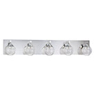 Kendal Lighting - Fybra Vanity Light - VF4100-5L-CH - Canada Light Shop