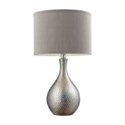 ELK Home - Hammered Chrome Table Lamp - D124 - Canada Light Shop