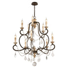Troy Lighting Canada - F3516-PZ/DG - Ten Light Chandelier - Bordeaux - Parisian Bronze