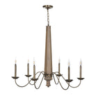 Varaluz - 545C06BRZ - Six Light Chandelier - Dinner at - Heritage Bronze