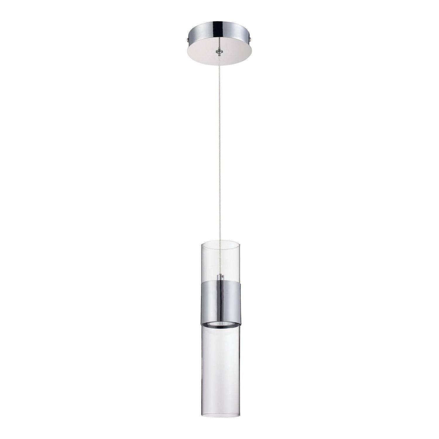 Kendal Lighting - Lola Pendant - PF57-1LGU-CH - Canada Light Shop