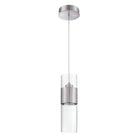 Kendal Lighting - Lola Pendant - PF57-1LPR-SN - Canada Light Shop