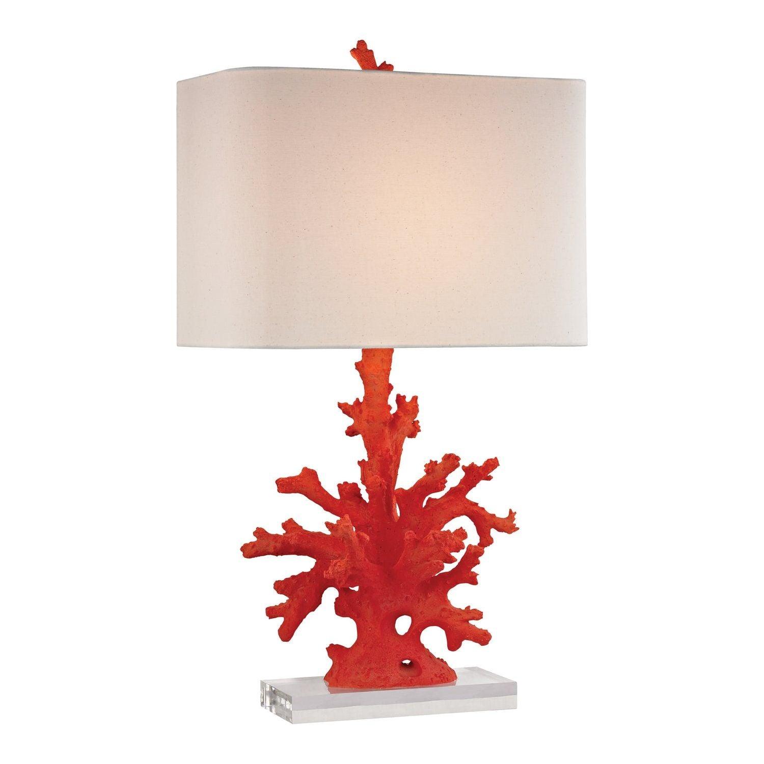 ELK Home - Red Coral Table Lamp - D2493 - Canada Light Shop