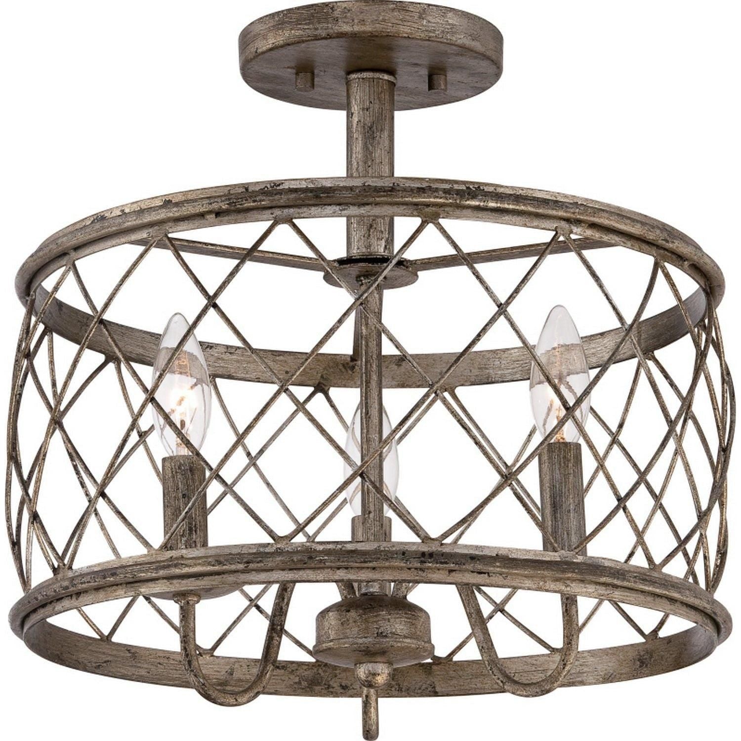 Quoizel - Dury Semi-Flush Mount - RDY1714CS - Canada Light Shop