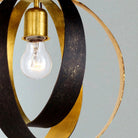 Crystorama - Luna One Light Mini Chandelier - 580-EB-GA - Canada Light Shop