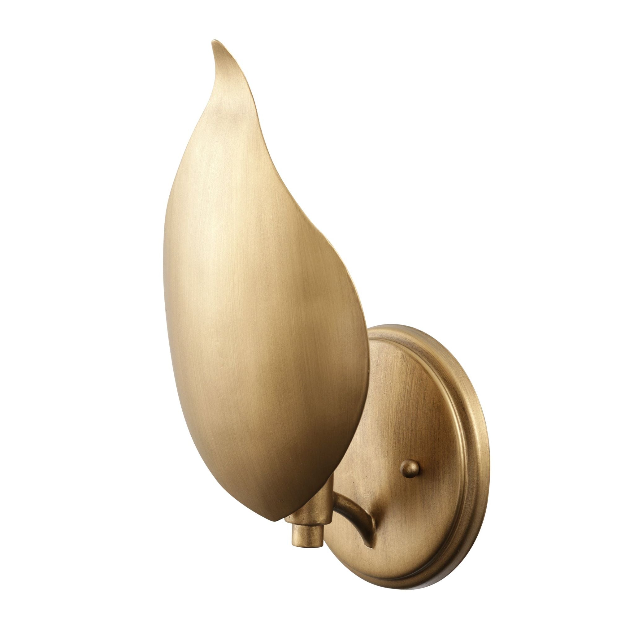 Varaluz - 560W01BK - One Light Wall Sconce - Petal Reign - Brass Kisser